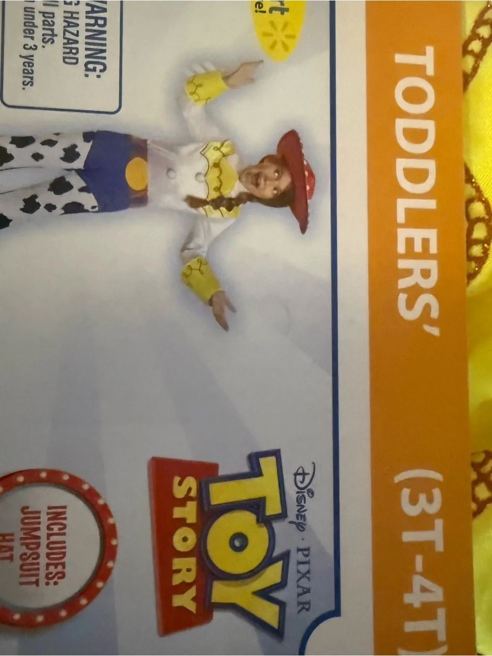 Disney Jessie Kids Cowgirl Costume - Red, Yellow, White, Blue, Black - Picture 3 of 3